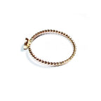 14K Yellow gold filled twisted blank ring with bezel cup 5mm size 4 - 11, Jewelry making, Mounting ring, bezel cup - 1 piece