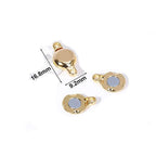 14K Yellow gold filled Magnetic Clasps size 16.8x9.2 mm, Magnetic clasps, Jewelry making, Clasp findings, Gold filled clasp - 1 piece