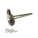 Steel Brush, Jewelry tools, Brush, Drill brush, Dremel brush, Jewelry making - 1 piece