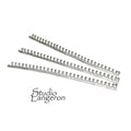 999 Fine silver Casted Bezel wire size 7.0x0.43 cm (2.8 inch), Gallery wire, Setting silver, Gallery pattern, Jewelry making - 1 piece