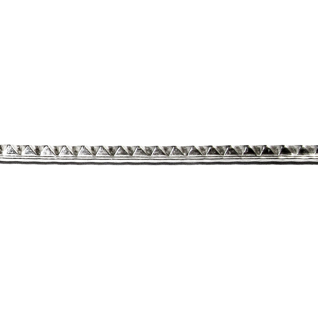 935 Argentium Silver Gallery wire, Bezel wire, Gallery ribbon, Gallery pattern, Argentium silver, Jewelry making, Wire - 4 inch (10 cm)