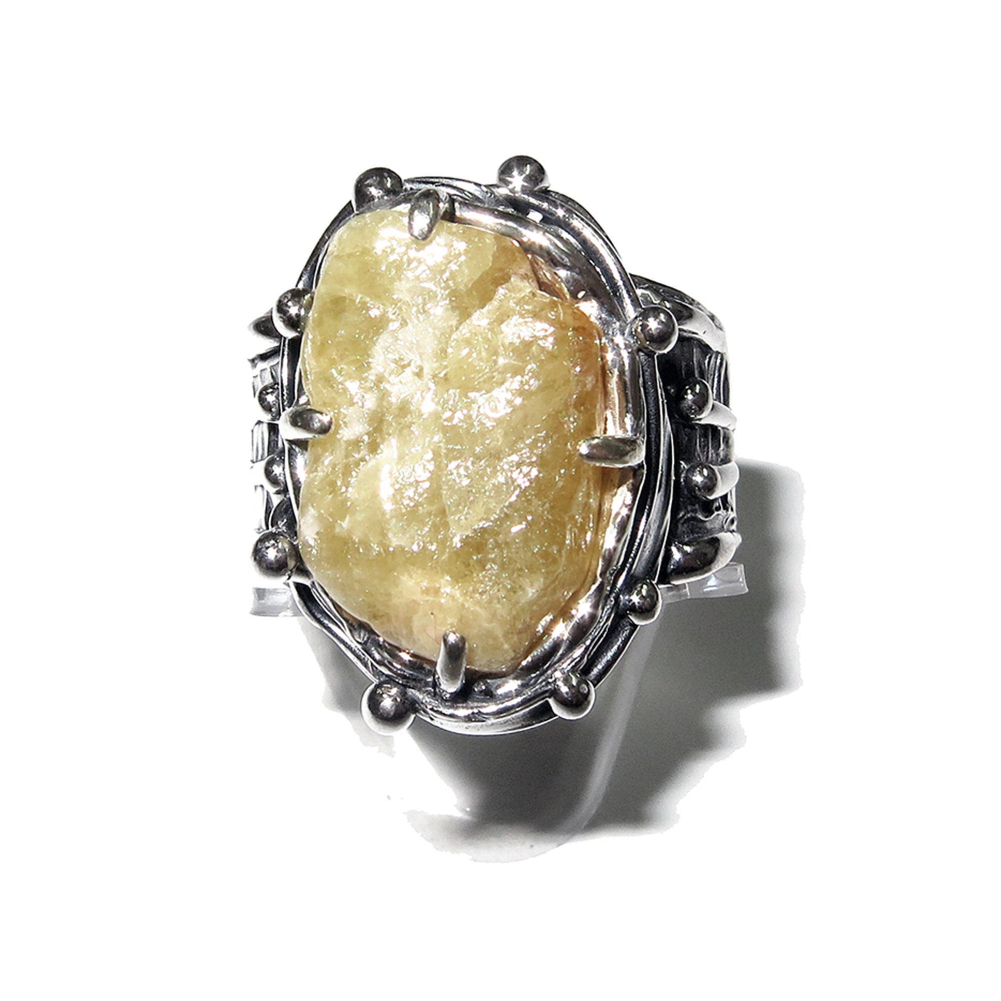 Natural Jade ring 925 sterling silver size 8 1/2, handmade ring, single copy, Natural Jade, silver ring, Jade gemstone, Statement ring
