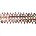 Natural Copper Bezel wire, Gallery wire, Gallery ribbon, Gallery pattern, Jewelry making, Setting, Copper wire, Findings  - 4 inch (10 cm)