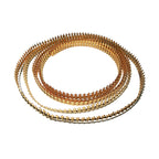 Natural Brass Gallery wire, Brass wire, Gallery pattern, Gallery ribbon, Wire, Brass findings, Jewelry making, Setting - 4 inch (10 cm)