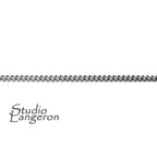 1.0 mm 925 Sterling Silver panzer chain, panzer shiny chain, shinny chain, chain, silver chain, Jewelry making - 1 Ft (30 cm)