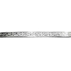 935 Argentium Silver Bezel wire, Gallery wire, Gallery ribbon, Gallery pattern, Jewelry making, Setting, Silver wire - 4 inch (10 cm)