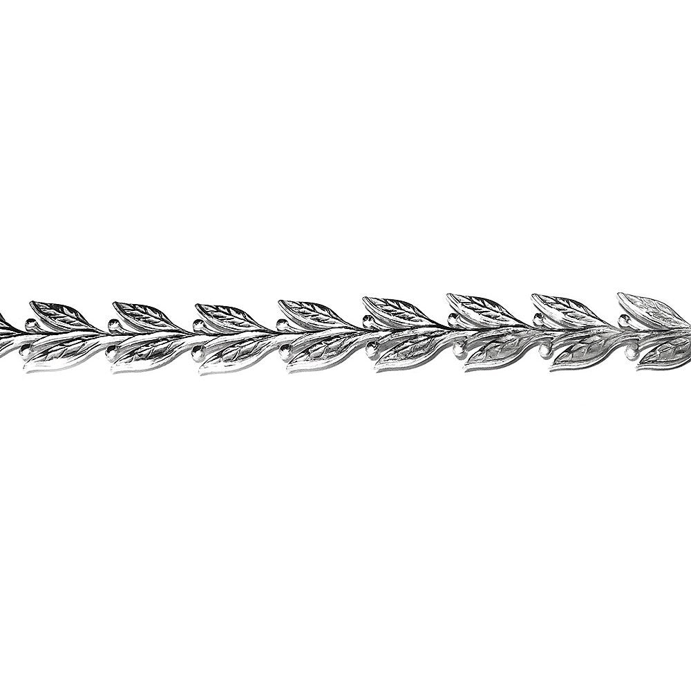 935 Argentium Silver Bezel wire, Gallery wire, Gallery ribbon, Gallery pattern, Argentium silver, Jewelry making, Wire - 4 inch (10 cm)