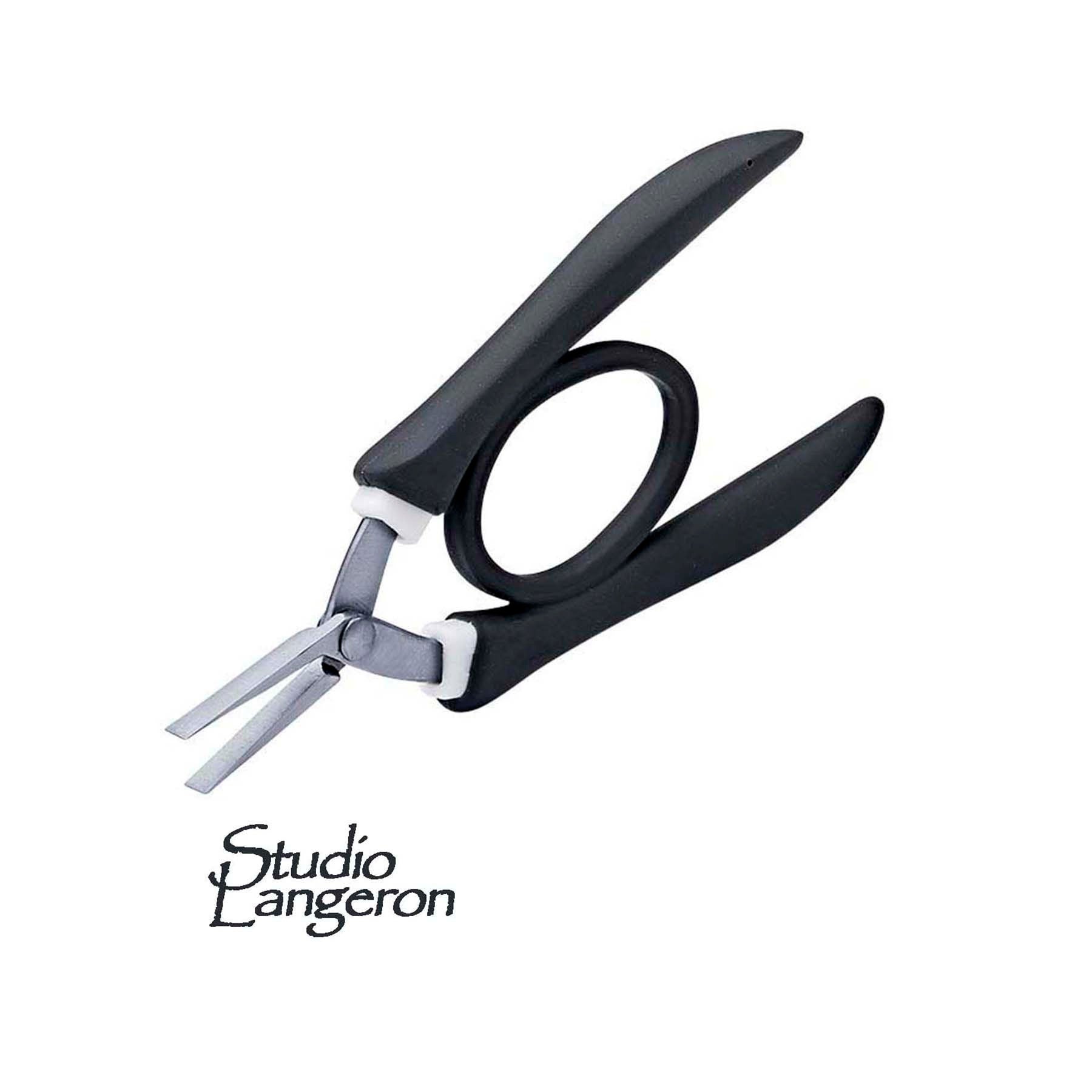 Anex 258 Stainless Flat Pincers With Rubber Grip, Large Plier Anex 258, Jewelry making, Jewelry tools, Jewelry pliers  - 1 piece