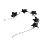 925 Sterling silver flat star beads for bracelet size 6.7x2.5 mm, Flat beads, Jewelry making,  Silver beads, Beads for bracelet - 1 piece
