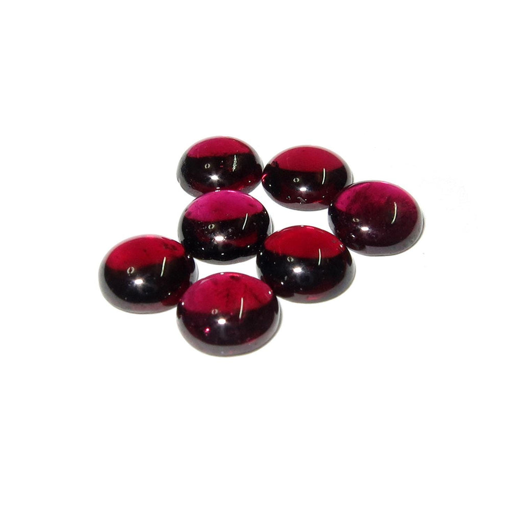 6 mm Garnet Round Cabochon Natural Gemstone Calibrated Size, Garnet Gemstone, Natural gemstone, Garnet cabochon, Jewelry making - 1 piece