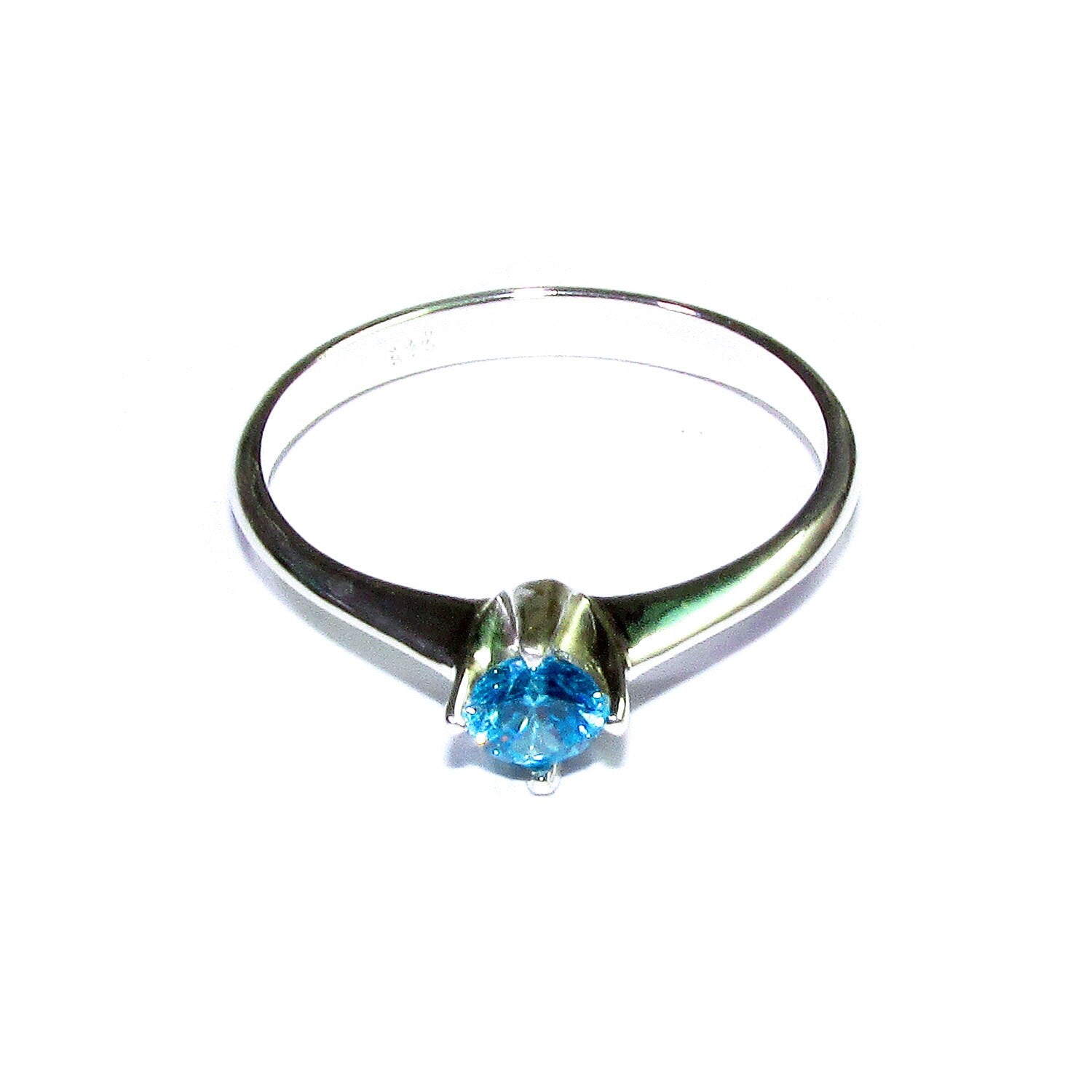 Blue topaz ring 925 sterling silver size 8, Handmade ring, single copy, sterling silver, Blue topaz ring, silver ring, gemstone