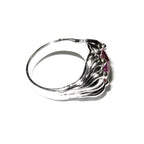 Statement Rose topaz ring 925 sterling silver size 6 1/2, Handmade ring, single copy, Rose topaz, silver ring, gemstone, Rose topaz ring