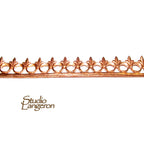 Natural Copper Gallery Bezel Wire: Jewelry Making Supplies (4 inch/10 cm)