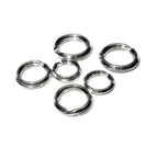 5 pcs/Pkg 925 Sterling Silver Round Split Rings size 5, 6, 7, 8, 9 mm, Split ring, Jump split ring, Jewelry making, 925 Silver split ring