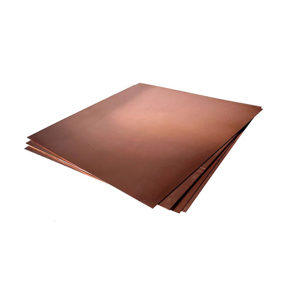 Natural copper sheets Thickness 0.3 - 1.2 mm (28-16 GA) size 10x10 and 20x20 cm, Natural copper, Jewelry making, Sheets copper - 1 piece