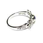 Blue topaz ring 925 sterling silver size 7, Handmade ring, single copy, sterling silver, Blue topaz ring, silver ring, gemstone