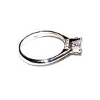 White topaz ring 925 sterling silver size 8 1/2, Handmade ring, single copy, sterling silver, White topaz ring, silver ring, Gift ring