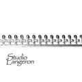935 Argentium Silver Bezel wire, Gallery wire, Gallery ribbon, Gallery pattern, Jewelry making, Setting, Silver wire - 4 inch (10 cm)