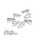 925 Sterling silver large 10.5.0x4.0 mm Solder-On Pendant Bails, Pendant Bail, Silver solder on Bail, Silver bail, Jewelry making - 1 piece