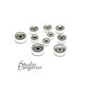 925 Sterling Silver Corrugate Roundel beads size 3, 4, 5, 6, 7 mm, Jewelry making, Corrugate Roundel Beads, Silver beads - 1 piece