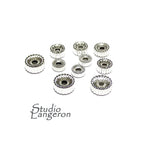 925 Sterling Silver Corrugate Roundel beads size 3, 4, 5, 6, 7 mm, Jewelry making, Corrugate Roundel Beads, Silver beads - 1 piece