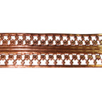 Natural Copper Bezel wire, Gallery wire, Gallery ribbon, Gallery pattern, Natural Copper, Copper wire, Jewelry making  - 4 inch (10 cm)