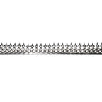 935 Argentium Silver Bezel wire, Gallery wire, Gallery ribbon, Gallery pattern, Argentium silver, Jewelry making - 4 inch (10 cm)