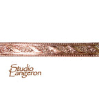 Natural Copper Bezel wire, Gallery wire, Gallery ribbon, Gallery pattern, Natural Copper, Wire, Jewelry making, Setting - 4 inch (10 cm)