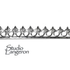 935 Argentium Silver Bezel wire, Gallery wire, Gallery ribbon, Gallery pattern, Argentium silver, Jewelry making, Setting - 4 inch (10 cm)