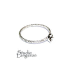 925 sterling silver blank ring with bezel cup 4 mm size 4, 5, 6, 7, 8, 9, 10, 11, bezel cup, base ring, Jewelry making, Setting - 1 piece