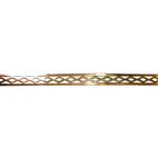 14K Yellow Gold filled Gallery wire, Bezel wire, Gallery ribbon, Gallery pattern, Jewelry making, Gold Filled Setting - 4 inch (10 cm)