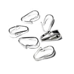 925 Sterling silver small Snap-On Pendant Bail size 5.5x2.0 mm, sterling silver Snap-On Bail, Jewelry making, Bail findings - 1 piece