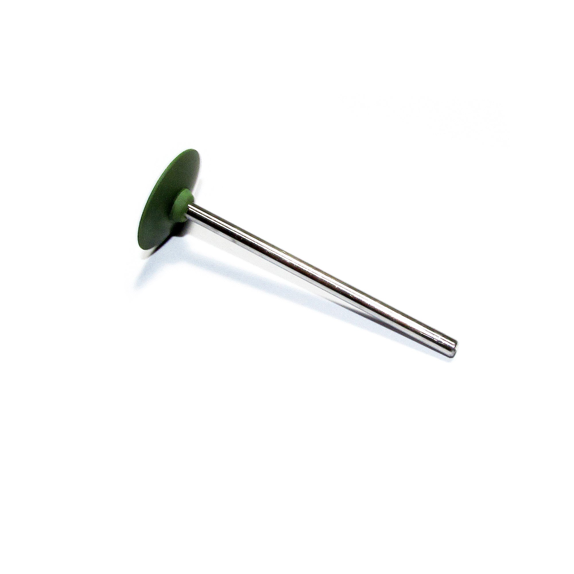 Green Rubber Silicone knife Polishers, Jewelry tools, Coarse grit, Jewelry making - 1 piece