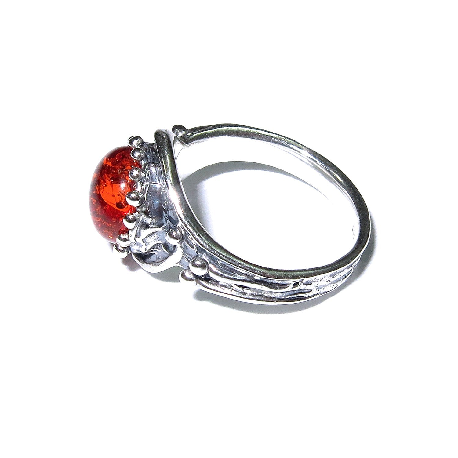 Madagascar Copal ring 925 sterling silver with stamp size 6, Handmade ring, single copy, 925 Sterling silver, Madagascar Copal, gemstone
