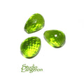 Natural Peridot Teardrop faceted Beads size 12x9 mm, Peridot Gemstone, Jewelry making, Natural Gemstone Teardrop beads - 1 piece