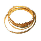 Natural Brass Gallery wire, Brass wire, Gallery pattern, Gallery ribbon, Wire, Jewelry making, Brass findings, Setting - 4 inch (10 cm)