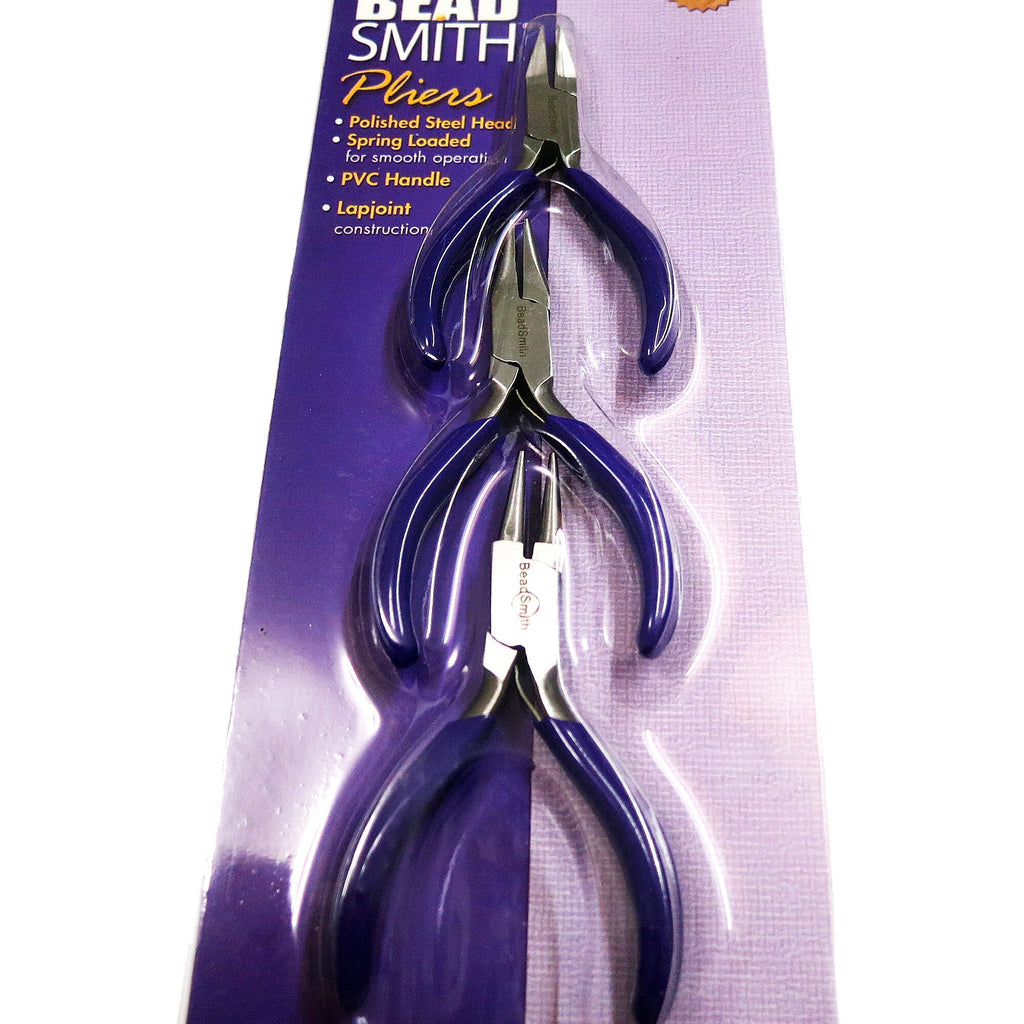 3-piece Mini Plier set for Jewelry Making PL33, BeadSmith, Length 76 mm (3.0 inch) each, Jewelry making  - 1 piece