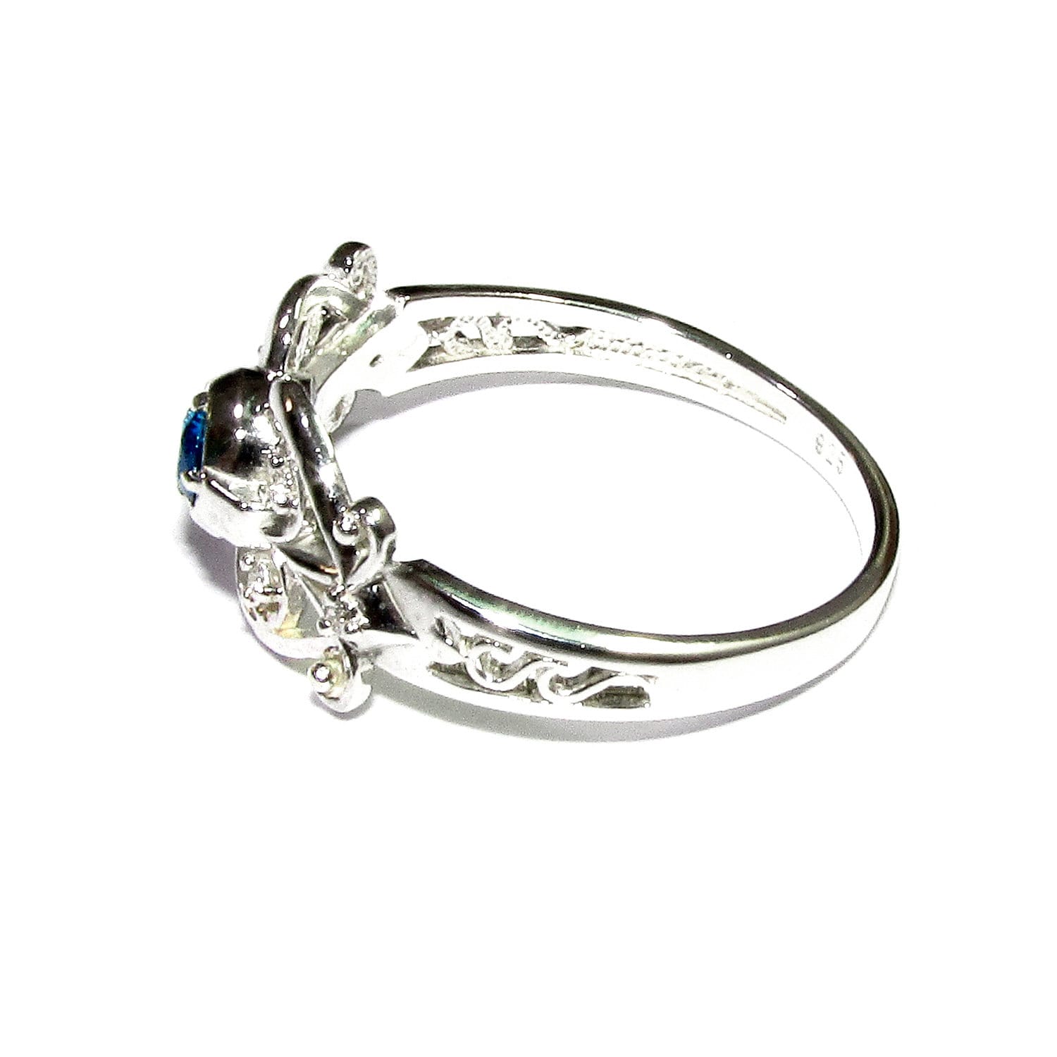 Blue topaz ring 925 sterling silver size 7, Handmade ring, single copy, sterling silver, Blue topaz ring, silver ring, gemstone
