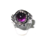 Amethyst ring 925 sterling silver, size 6 1/2, Handmade ring, single copy, 925 sterling silver, Natural amethyst, silver ring, gemstone