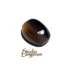 SALE!  Natural Brown Opal, cabochon, size 14x10x5.8mm, Natural Brown Opal, Natural Gemstone, Jewelry making - 1 piece