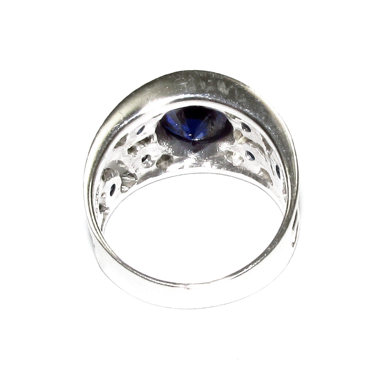 Blue topaz ring 925 sterling silver size 8, handmade ring, single copy, sterling silver, Blue topaz, silver ring, gemstone, Statement Ring