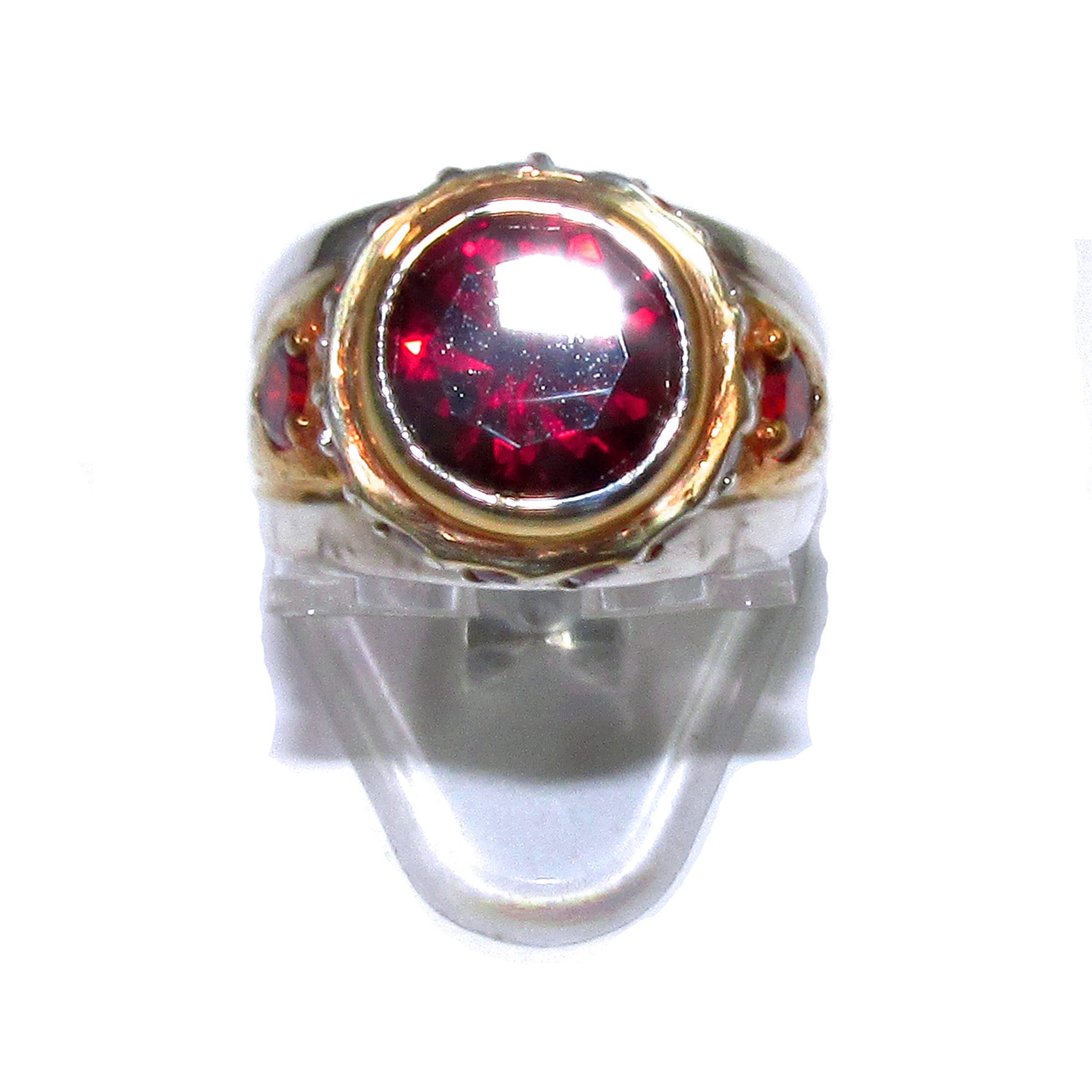 Statement Garnet ring 925 sterling silver size 7, Handmade ring, single copy, sterling silver, Garnet ring,  silver ring, red gemstone