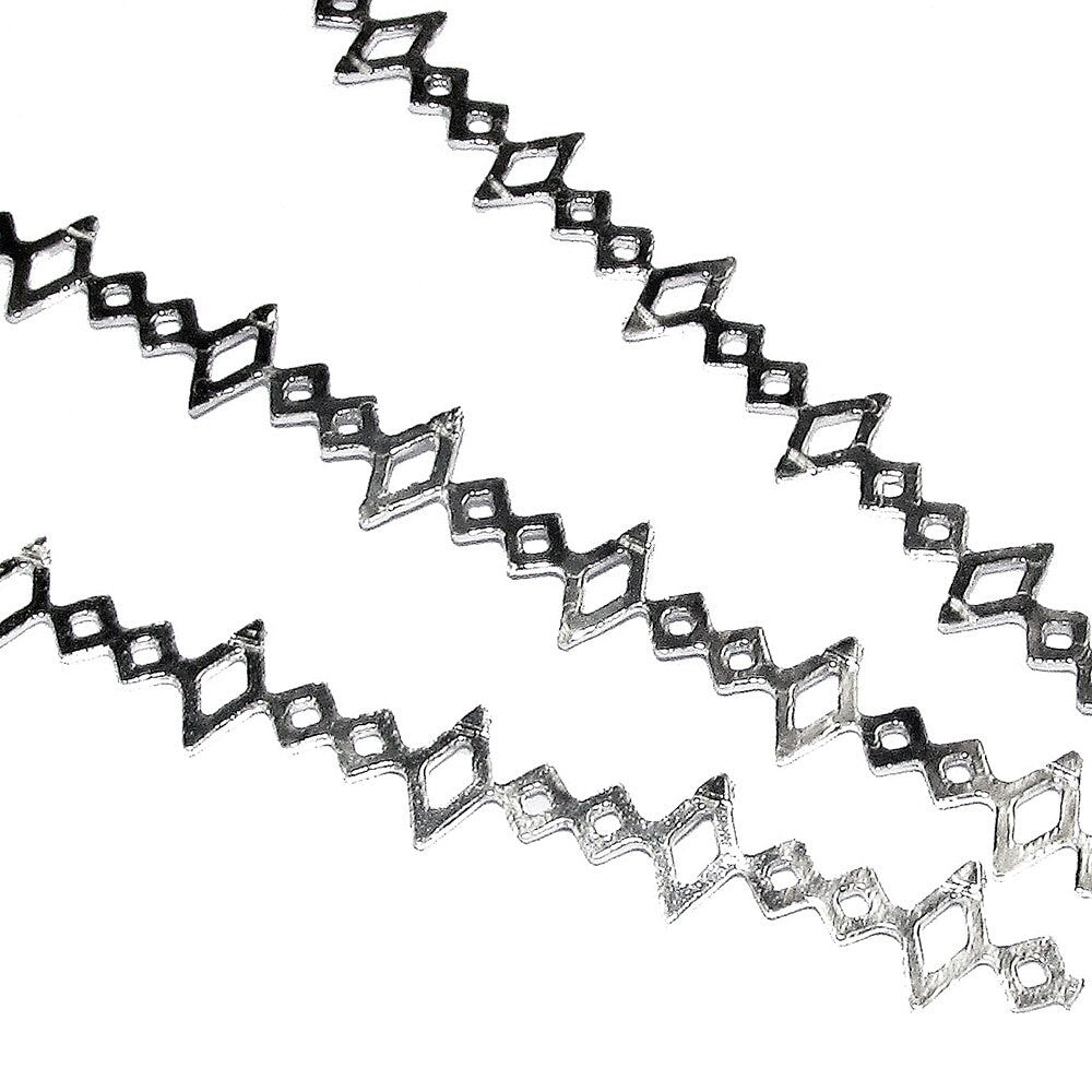 999 Fine silver Casted Bezel wire size 6.5x0.7 cm (2.6 inch), Gallery wire, Setting silver, Gallery pattern, Jewelry making - 1 piece