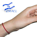 Red string bracelet, Red bracelet with prayer, Jerusalem, Judaism, Red string from Israel, Ben Porat prayer, Jerusalem, Israel, Evil eye