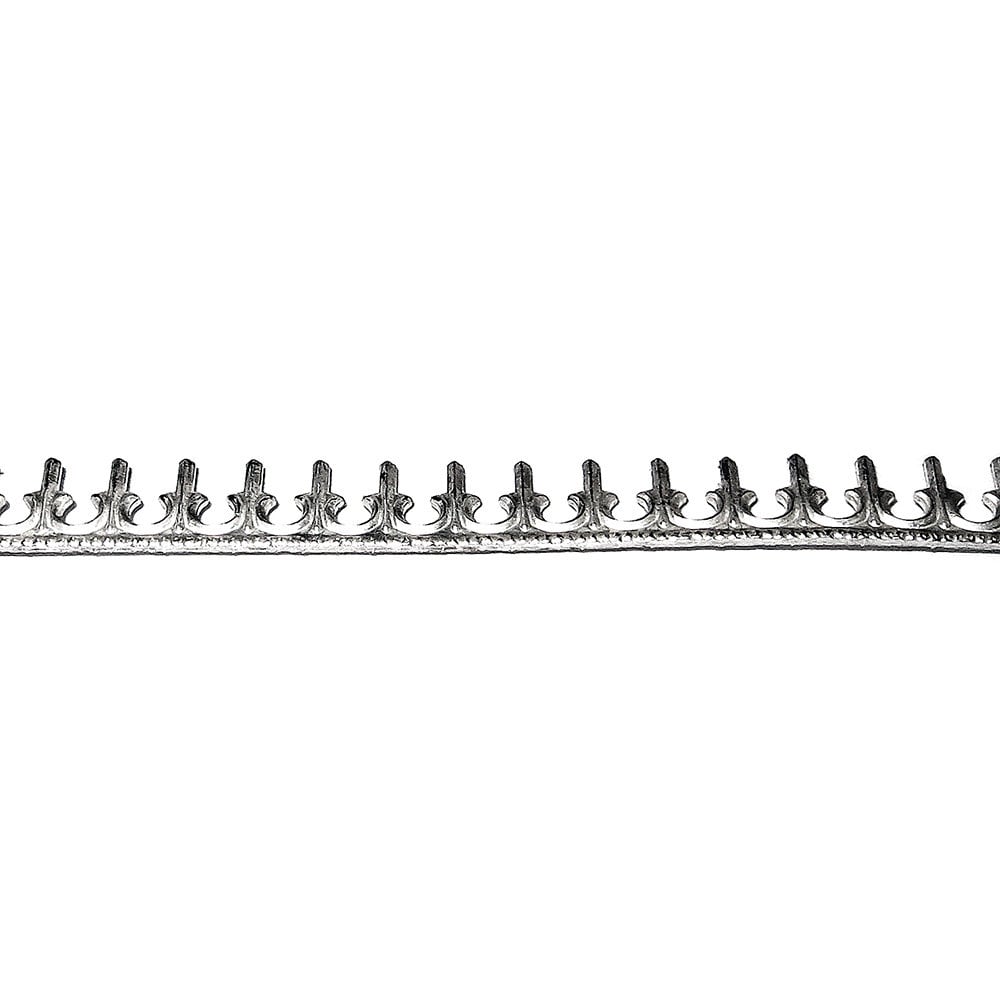935 Argentium Silver Bezel wire, Gallery wire, Gallery ribbon, Gallery pattern, Jewelry making, Setting, Silver wire - 4 inch (10 cm)
