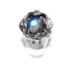 Labradorite ring 925 sterling silver handmade size 7, single copy, Silver ring, natural Labradorite, Statement ring, Handmade ring