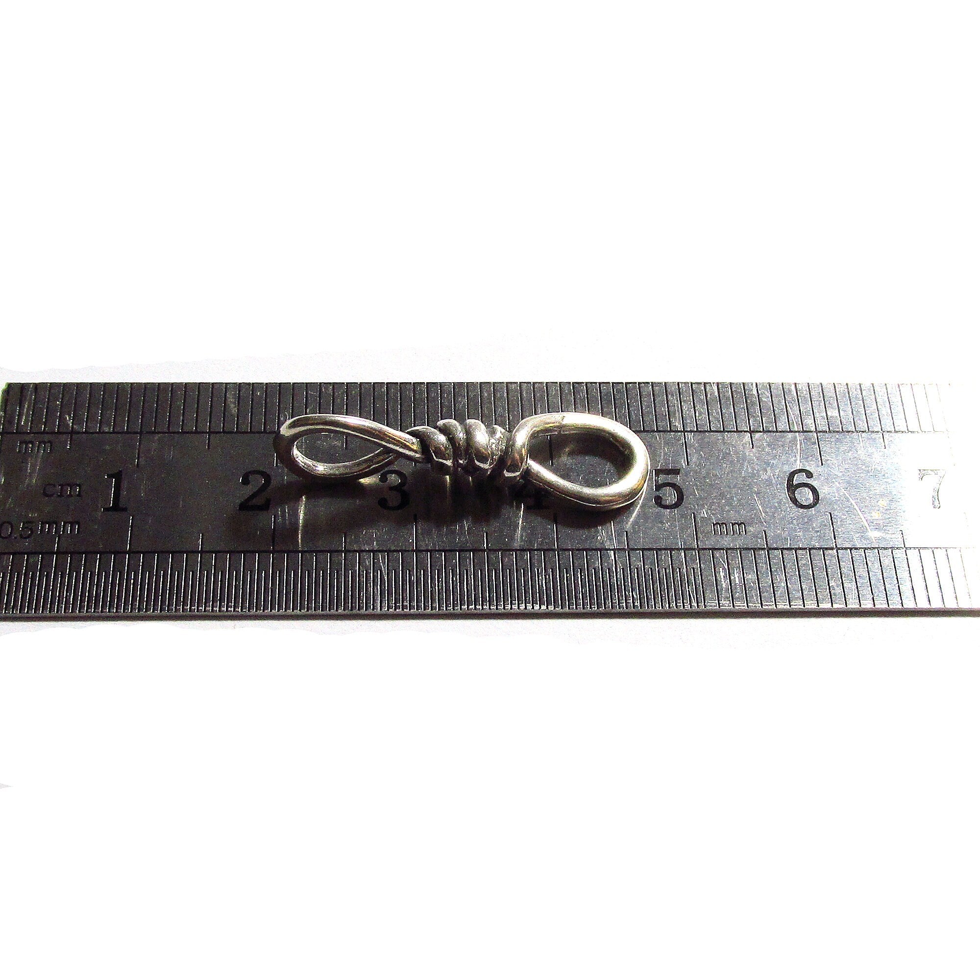 925 Sterling silver connector 2,7x0.8 cm, silver connector 2879, Link connector, Connector findings, Connector, Jewelry making - 1 piece