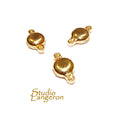 14K Yellow gold filled Magnetic Clasps size 16.8x9.2 mm, Magnetic clasps, Jewelry making, Clasp findings, Gold filled clasp - 1 piece