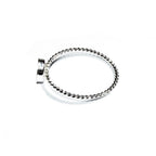 925 sterling silver twisted blank ring with bezel cup 6 mm size 4, 5, 6, 7, 8, 9, 10, 11, bezel cup, base ring, Jewelry making - 1 piece