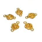 14K Gold filled link connector size 9x9 mm gold filled link component, Link connector, Gold filled, Connector, Jewelry making - 1 piece
